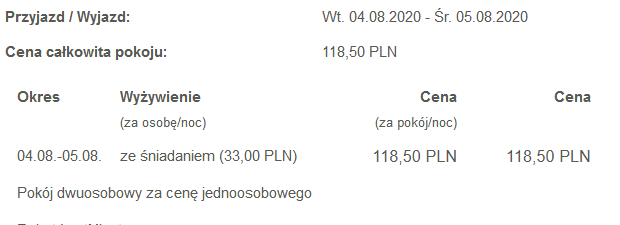 Nocleg w hotelu IOR w systemie HRS