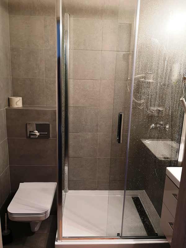 łazienka w Hotelu Gryf