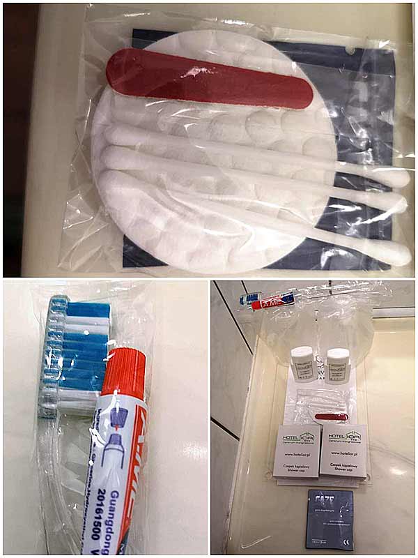 Zestaw kosmetyków dla gości hotelu IOR nie pozostawia nic do życzenia