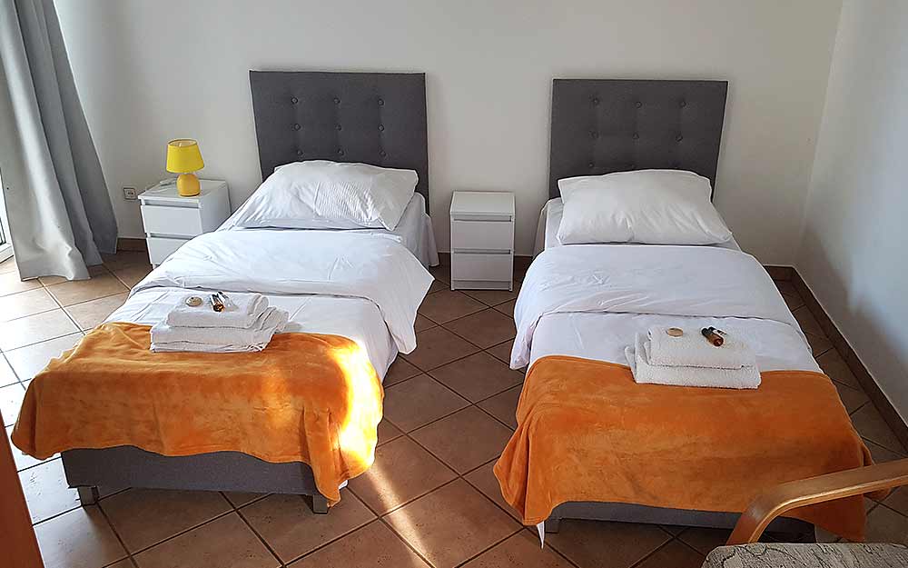 łóżka w pokoju hotelu Miodowy