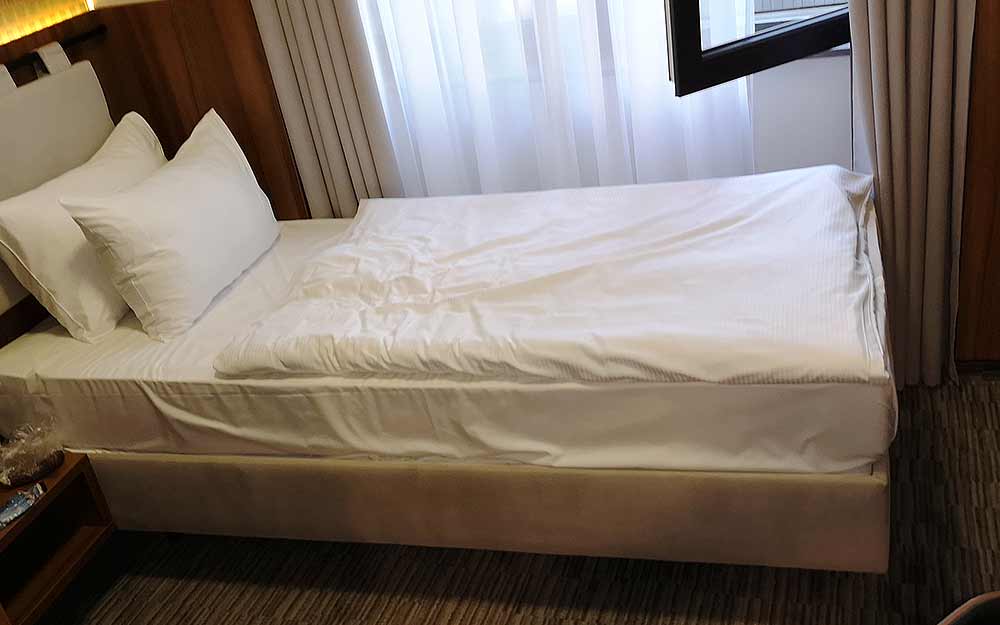 Łóżko dla gościa hotelu Best Western Mariacki