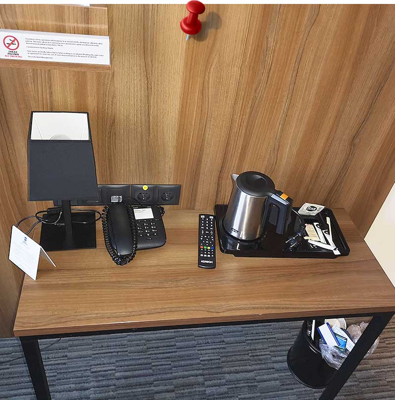Kącik do pracy w hotelu Best Western w Katowicach
